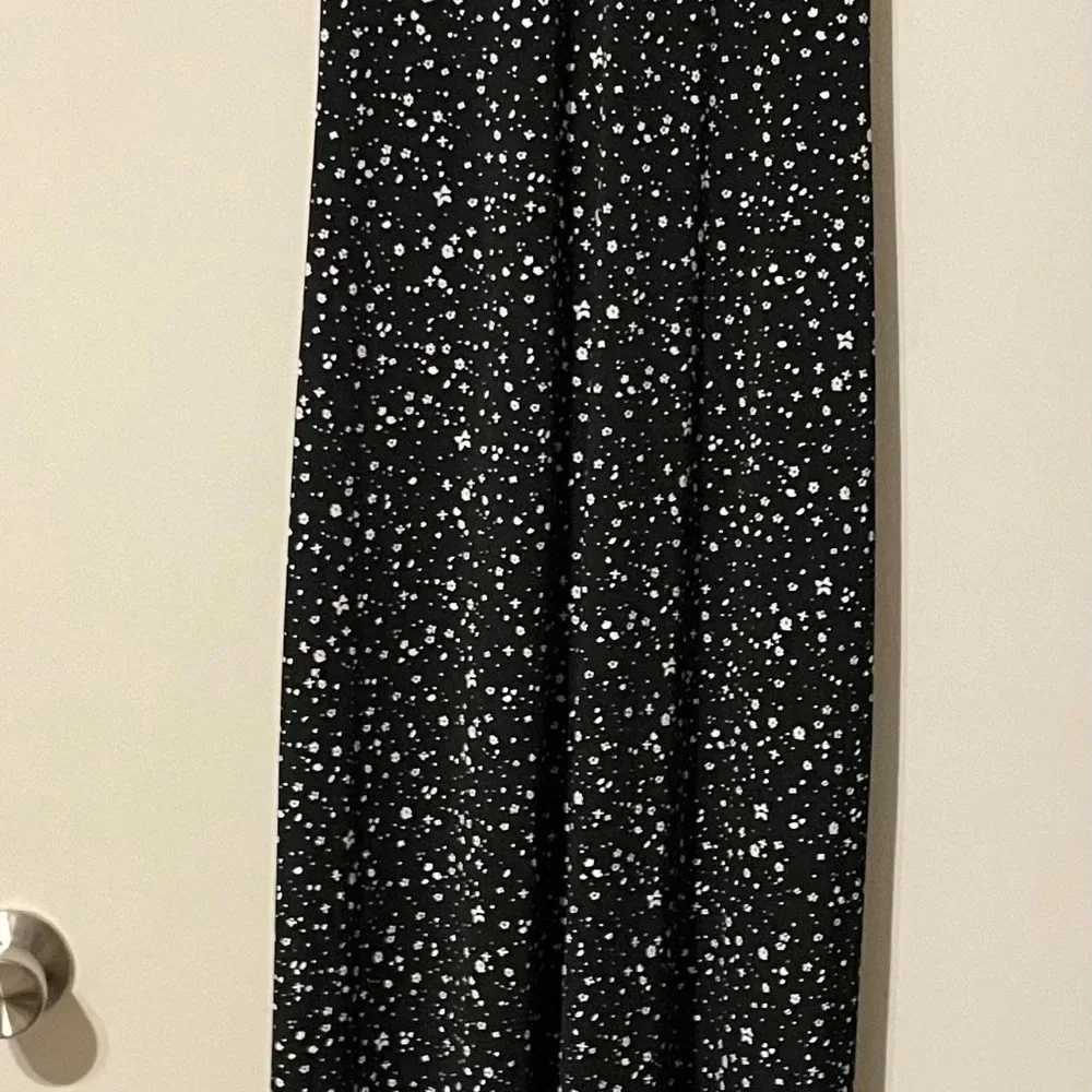 Michael Kors Nora Print Border Maxi Dress Size Medium